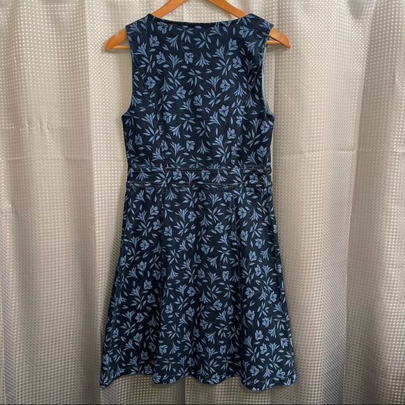 Draper James Floral Button Front Denim Dress - Picture 7 of 10